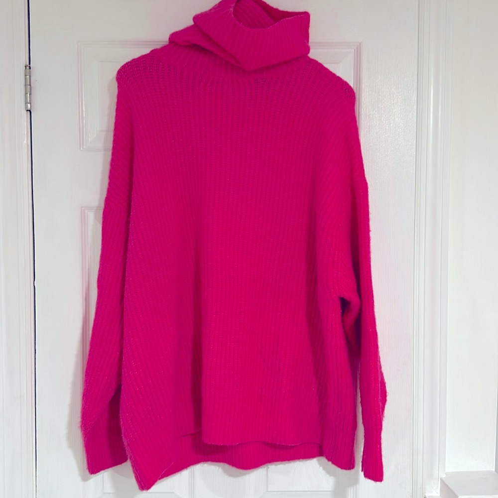 Zara slouchy turtleneck sweater